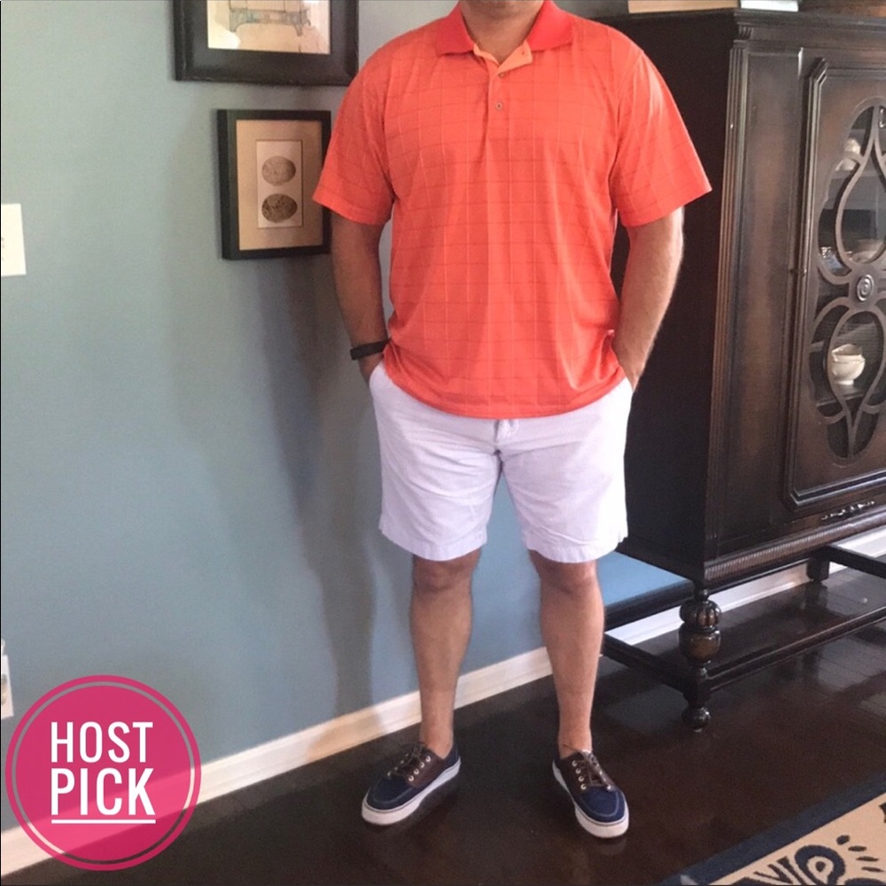 ❎DONATED❎ Roundtree & York Orange Golf Shirt